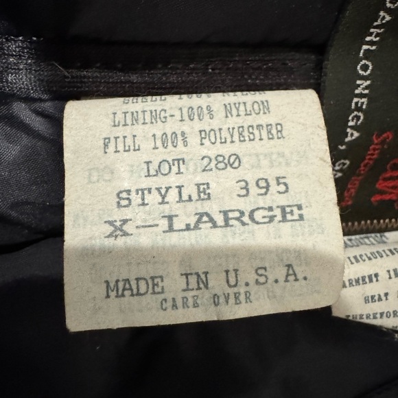 RefrigiWear Vintage Olive Green High Bib Overalls Size XL Style 395 Insulated - Picture 10 of 12